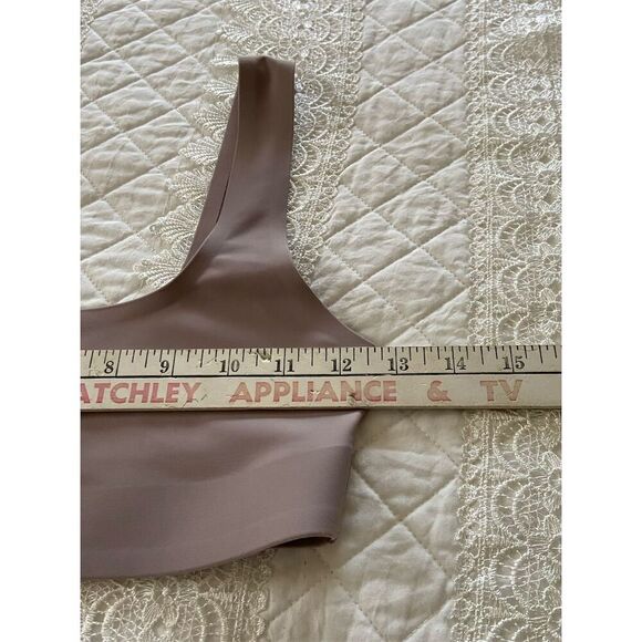Parade Square Neck Bra Mauve Wireless Supportive Size XS - Picture 2 of 4